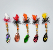Cargar imagen en el visor de la galería, Kit 5 Señuelos Spinner 3G N°0 y N°1 – Pesca de Truchas