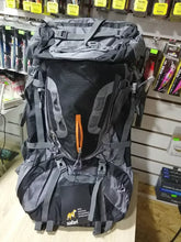 Cargar imagen en el visor de la galería, Mochila Safari Sb016bk001-2 65l Negra-gris Camping Treking