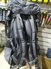 Cargar imagen en el visor de la galería, Mochila Safari Sb016bk001-2 65l Negra-gris Camping Treking