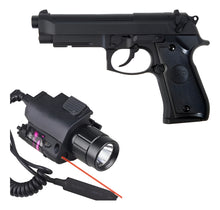 Cargar imagen en el visor de la galería, Pistola Stinger Polimero P92 +laser Rojo Linterna Geoutdoor