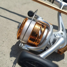 Cargar imagen en el visor de la galería, Set Pesca Rio/lago 1.95 Mts 4-15 Grs + Spinner + Vinilo /geo