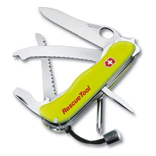 Cargar imagen en el visor de la galería, Herramienta de Rescate Victorinox RescueTool Amarilla – Multiherramienta de Emergencia