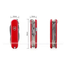 Cargar imagen en el visor de la galería, Cortapluma Navaja Multiuso Victorinox MiniChamp Roja 0.6385 – 18 Funciones