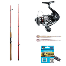 Cargar imagen en el visor de la galería, Set Pesca Rio Caña Sienna 210 +carrete Catana+linea+ Vinilo