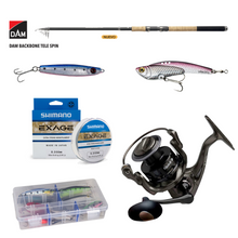 Cargar imagen en el visor de la galería, Caña Dam Backbone 2,7+carrete Quick+nylon+2chispa+caja Pesca