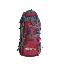 Cargar imagen en el visor de la galería, Mochila Safari Sb016bk001-2 65l Roja-naranja Outdoor Camping