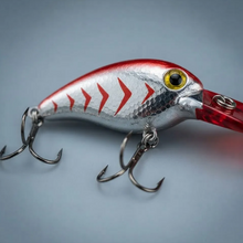 Cargar imagen en el visor de la galería, Señuelo Pesca Pocha Salmon Trucha 7cm 28g Rojo tigre Spinning