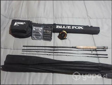 Cargar imagen en el visor de la galería, Set Mosquero Bluefox + Funda+ 4 Tramos + Floating+ Mosca