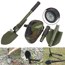 Cargar imagen en el visor de la galería, Pala Plegable 2 en 1 Campaña Outdoor camping caza