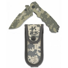 Cargar imagen en el visor de la galería, Cuchillo Tactico K25 Predator 19220 Camo Militar