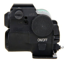 Cargar imagen en el visor de la galería, Mira Láser Verde Táctico +luz Led Linterna Rifle Pistola 20m