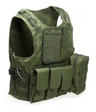 Cargar imagen en el visor de la galería, Chalecos Tacticos Chaleco Tactico Militar Airsoft Caza Verde