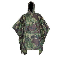 Cargar imagen en el visor de la galería, Poncho Impermeable Caza Adulto Camuflaje Woodland Militar
