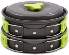 Cargar imagen en el visor de la galería, Set De Ollas Camping Portátil Outdoor 1-2 Personas