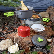 Cargar imagen en el visor de la galería, Set De Ollas Camping Portátil Outdoor 1-2 Personas
