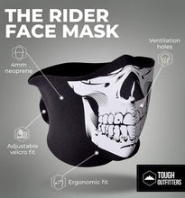 Cargar imagen en el visor de la galería, Mascara Termica Neopreno Calavera Adulto Standar