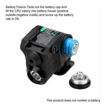 Cargar imagen en el visor de la galería, Mira Láser Verde Táctico +luz Led Linterna Rifle Pistola 20m