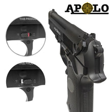 Cargar imagen en el visor de la galería, Pistola Swiss Arms P92 BK 10 co2 + 500 Balin Metal
