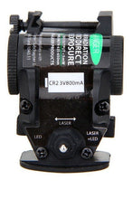 Cargar imagen en el visor de la galería, Mira Láser Verde Táctico +luz Led Linterna Rifle Pistola 20m