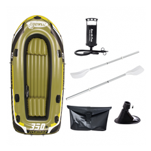 Cargar imagen en el visor de la galería, Bote Safari Fishiman 350 Set 3+1 Pers 0.55mm + Remos