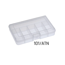 Cargar imagen en el visor de la galería, Caja de Señuelos PANARO 101 ATN PESCA TRANSPARENTE