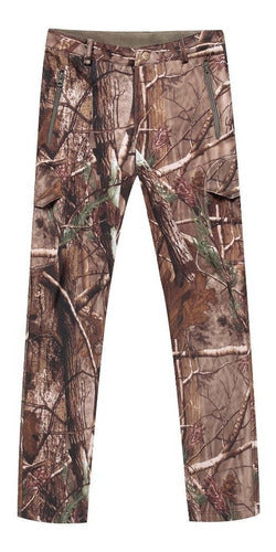 Pantalon De Chasse Realtree Homme M Camouflage Vert Polaire Thermique Neuf