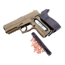 Cargar imagen en el visor de la galería, Pistola Balin metal Crosman Mk45 Tactico Desert Co2