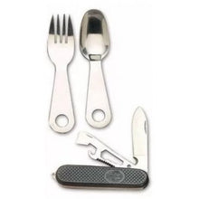 Cargar imagen en el visor de la galería, Cubierto Militar Servicio Camping c/ Funda