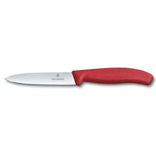 Cargar imagen en el visor de la galería, Cuchillo Victorinox Puntiagudo Rojo 6.7701 Hoja 10cm