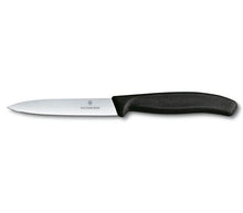 Cargar imagen en el visor de la galería, Cuchillo Victorinox Negro Puntiagudo Hoja 10 cm