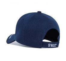 Cargar imagen en el visor de la galería, Gorro Hombre Jockey Bordado New Swatt Airsoft Azul