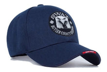 Cargar imagen en el visor de la galería, Gorro Hombre Jockey Bordado New Swatt Airsoft Azul