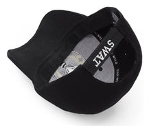 Cargar imagen en el visor de la galería, Gorro Hombre Jockey Bordado New Swatt Airsoft Negro
