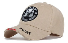 Cargar imagen en el visor de la galería, Gorro Hombre Jockey Bordado New Swatt Airsoft Ocre