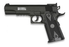 Cargar imagen en el visor de la galería, Pistola P1911 Swiss Arms 4.5+lintena Laser+2co2+500bb