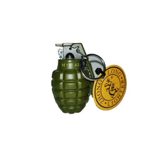 Cargar imagen en el visor de la galería, Encendedor Metal 5 cm Soplete Recargable Llavero Granada