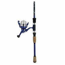 Cargar imagen en el visor de la galería, Set de Pesca Combo Okuma 2.10mt Finchaser Turqu/Mango Corcho