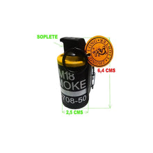 Cargar imagen en el visor de la galería, Encendedor Rojo Metal Granada Humo Recargable