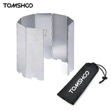 Cargar imagen en el visor de la galería, Corta Viento Outdoor 8 Placas Parabrisas Camping