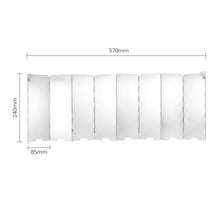 Cargar imagen en el visor de la galería, Corta Viento Outdoor 8 Placas Parabrisas Camping