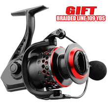 Cargar imagen en el visor de la galería, Carrete Pesca Cf4000 Ashconfish 8Rod Riolago+bobina 100m GE0