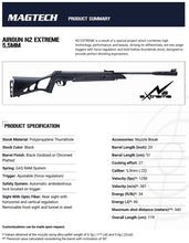 Cargar imagen en el visor de la galería, Rifle Magtech N2 Extreme Nitropiston 5.5 Caza Veloc. 335m/s