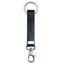 Cargar imagen en el visor de la galería, Clip Victorinox Llavero Cuero Negro / 7cm outdoor CAZA pesca