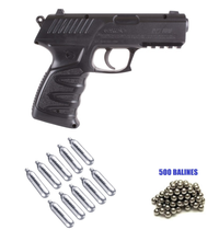 Cargar imagen en el visor de la galería, Pistola Co2 Gamo P27 Dual 10 co2 + 500 Balines