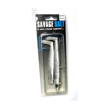 Cargar imagen en el visor de la galería, Señuelo pesca Savage Sandeel Vinilo 42g/16cm+Repuest Silicon