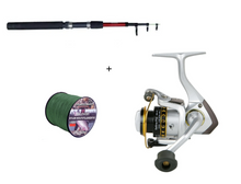 Cargar imagen en el visor de la galería, Set Pesca Okuma Caña Fulcrum+Carrete Safina Pro10+300m Multi