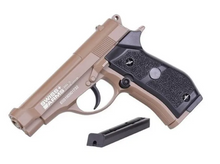 Cargar imagen en el visor de la galería, Pistola Swiss Arm Full Metal P84 TAN + 2 Co2 + 20 Balines