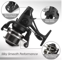Cargar imagen en el visor de la galería, Carrete Pesca Fmaf4000 Frwanf 4rod Spinig+multi 4hebras 300m