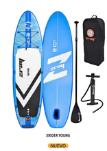 Cargar imagen en el visor de la galería, Stand up ray X-Rider Young Tabla Sup Unisex Rojo 9' inflable