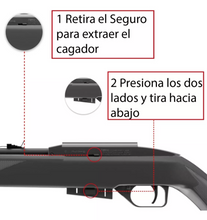 Cargar imagen en el visor de la galería, Combo Rifle 1077 + 10Co2 500 Postones + Funda + 3 Cargadores